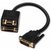 Lamtech Cable Splitter DVI Y DVI(24+5) to DVI(24+5) and HD15 GOLD PLATED LAM298564